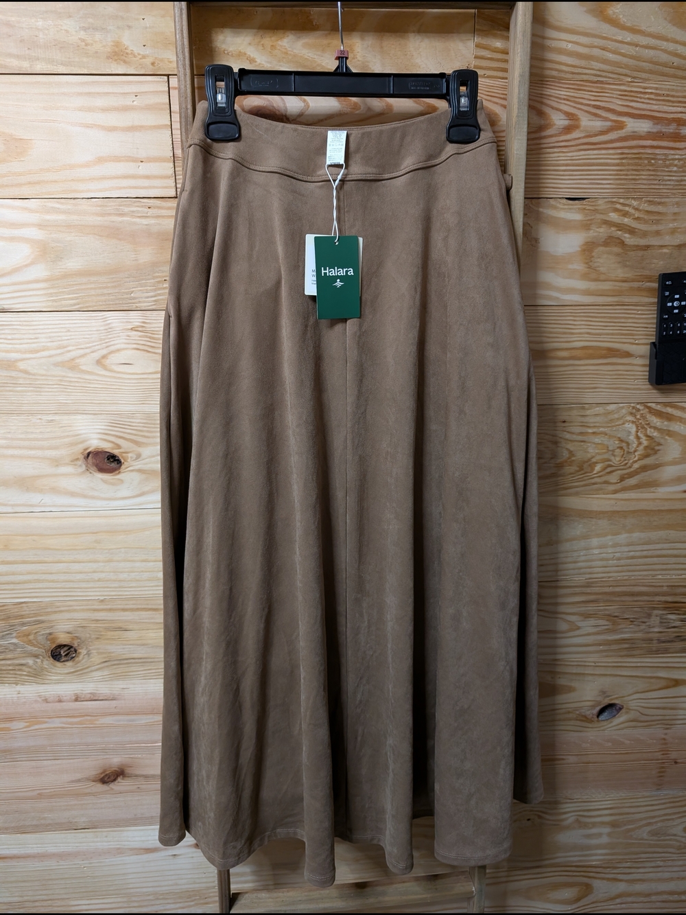 HALARA Brown A-Line Maxi Skirt - Picture 2 of 7